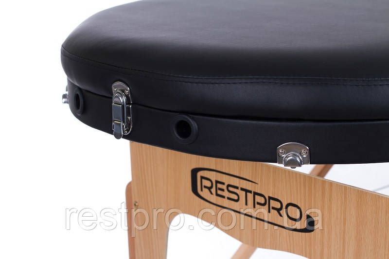 Масажний стіл (кушетка) RESTPRO VIP OVAL 3 VIP-OVAL3-Black фото